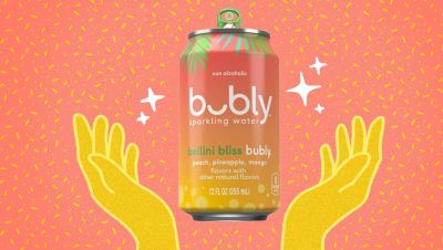 bubly canned mocktail