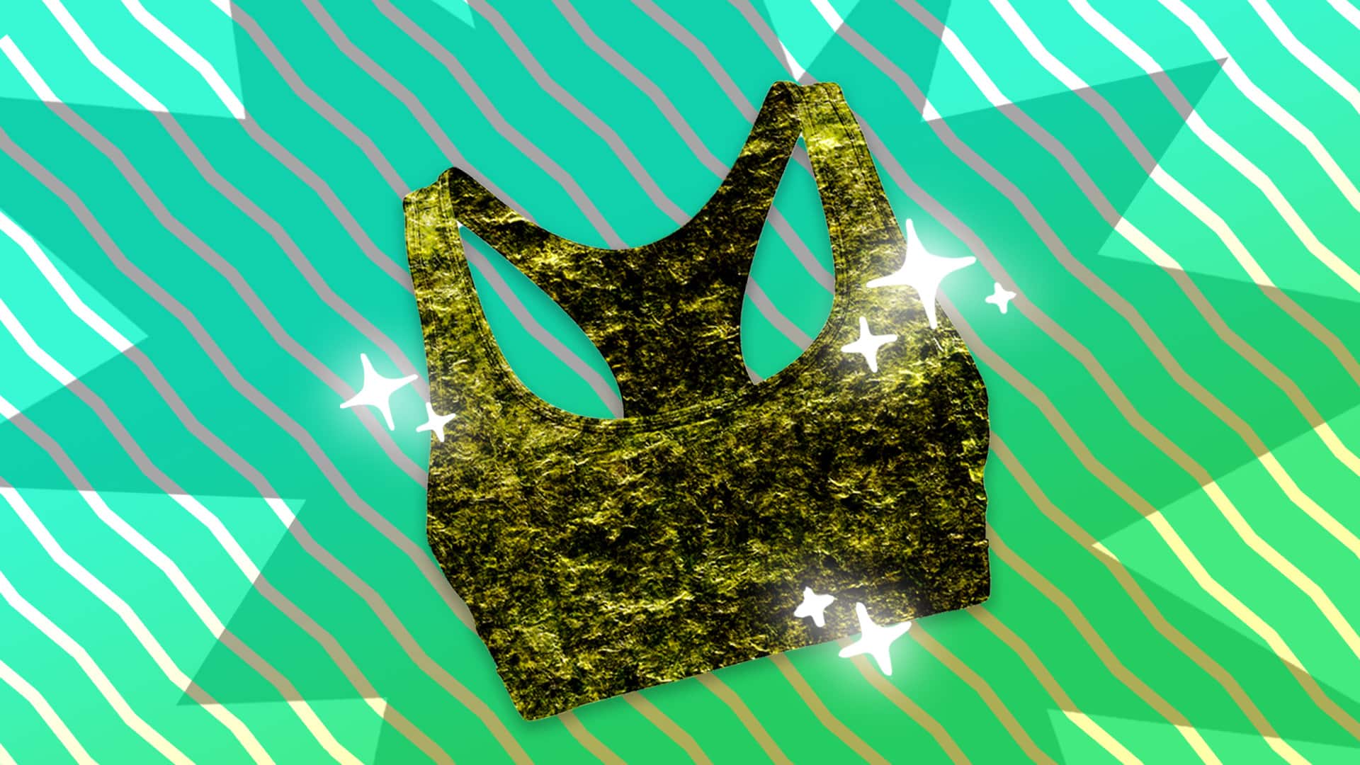 functional food: seaweed sports bra