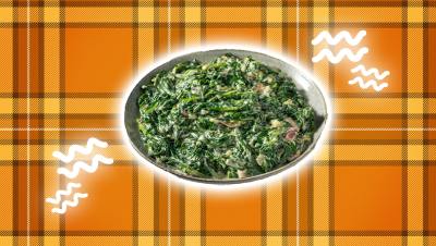 creamed spinach
