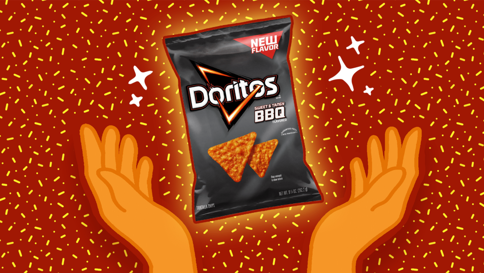 sweet and tangy bbq doritos