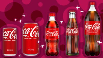 containers of coke