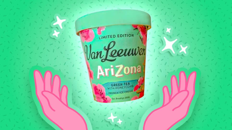 arizona green tea iced cream