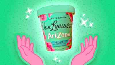 arizona green tea iced cream
