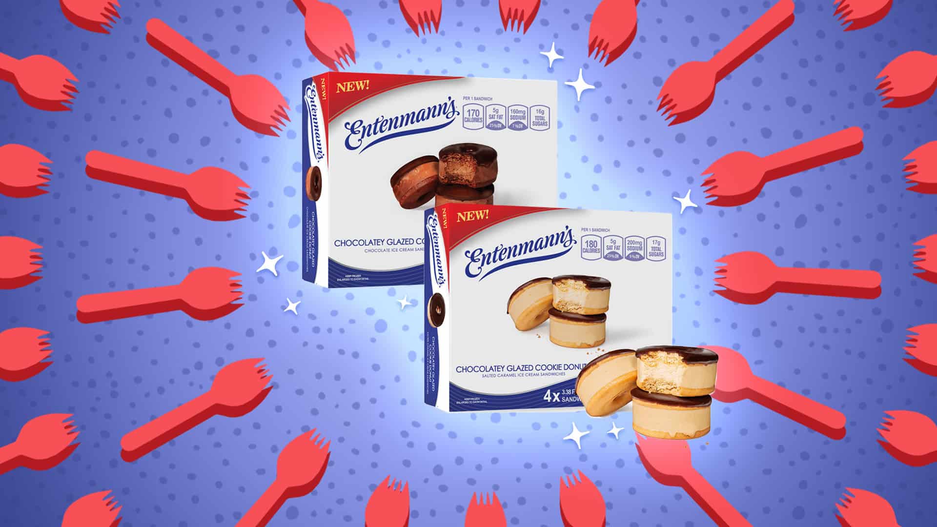 Entenmann’s Makes Donut Ice Cream Sandwiches and I Tried Them Sporked
