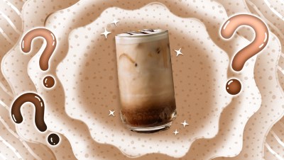 mocha in a glass