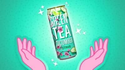 arizona green tea cucumber with citrus