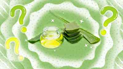 aloe vera plant and aloe vera juice