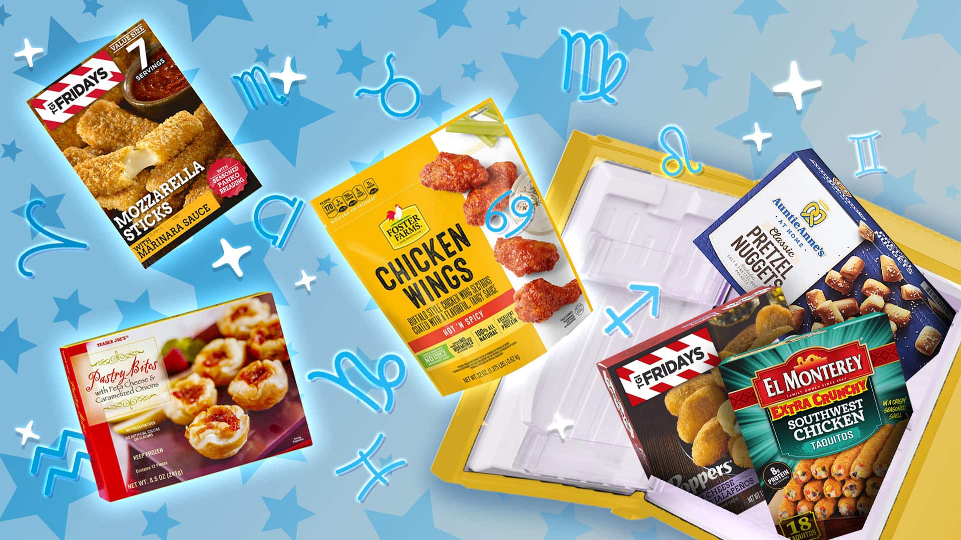 Here's What Frozen Appetizer You Are Based on Your Zodiac Sign Sporked