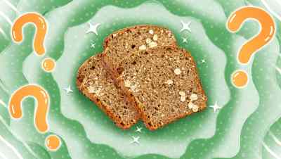 sprouted bread slices
