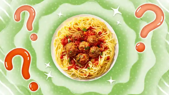 plate of spaghetti