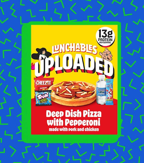 Lunchables Uploaded Deep Dish Pizza with Pepperoni