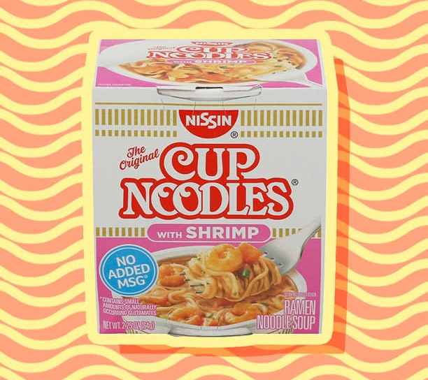 Nissin Cup Noodles with Shrimp