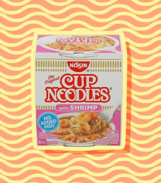 Nissin Cup Noodles with Shrimp