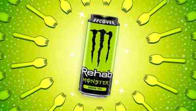 green tea monster rehab