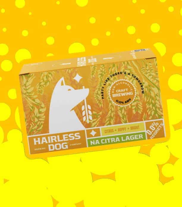 Hairless Dog Non Alcoholic Citra Lager