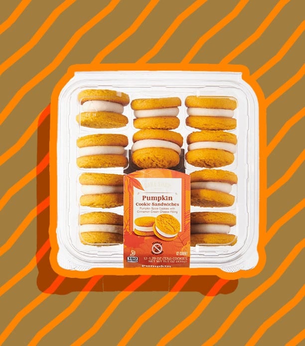 aldi pumpkin cookie sandwiches