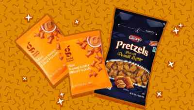 Header: Best Peanut Butter Filled Pretzels