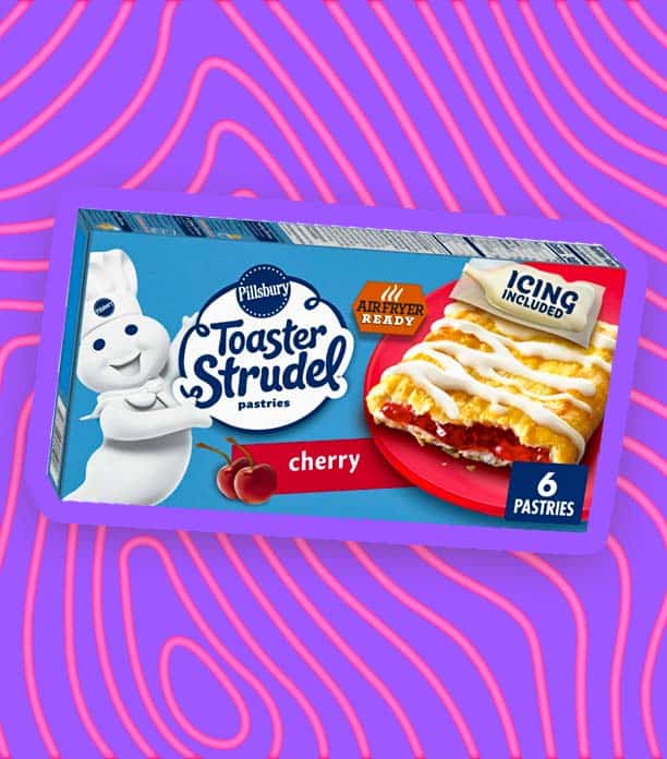 Cherry toaster strudel