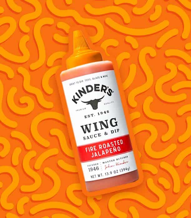Kinder’s Fire Roasted Jalapeno Wing Sauce & Dip 