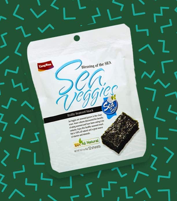 Yangban Sea Veggies Sea Salt Seaweed Snack