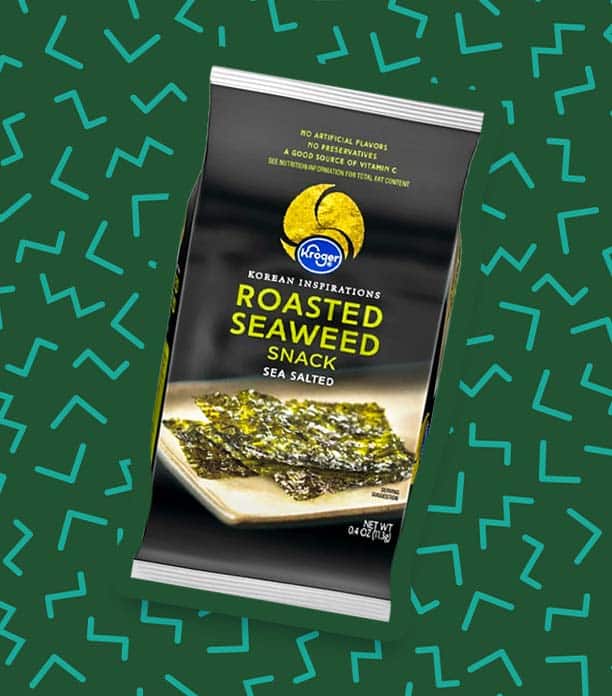 Kroger Sea Salt Roasted Seaweed Snack