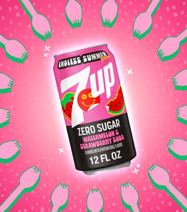 7UP Endless Summer Zero Sugar Watermelon & Strawberry