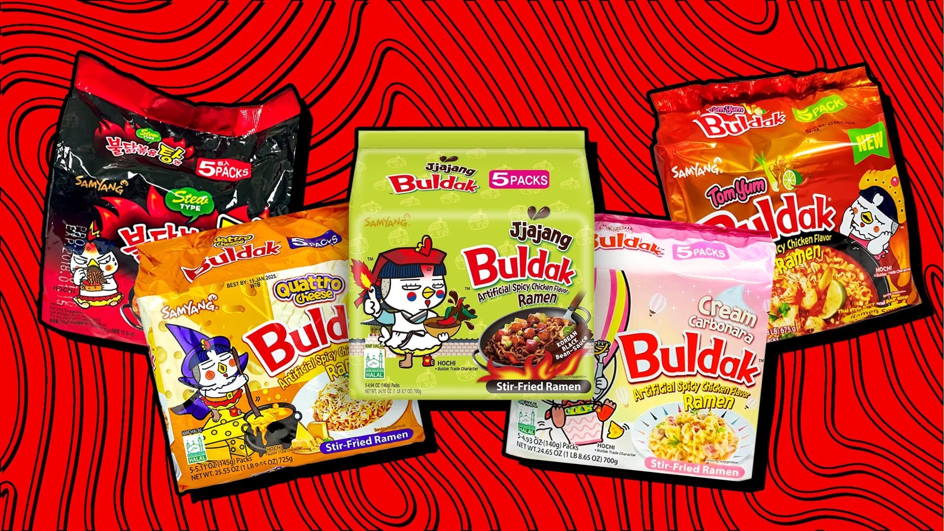 Every Flavor of Buldak Noodles, Ranked Sporked