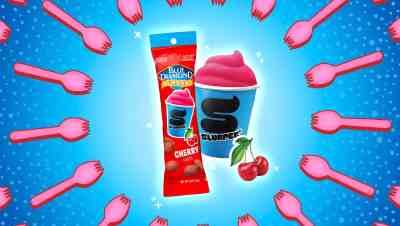 cherry slurpee flavored almonds