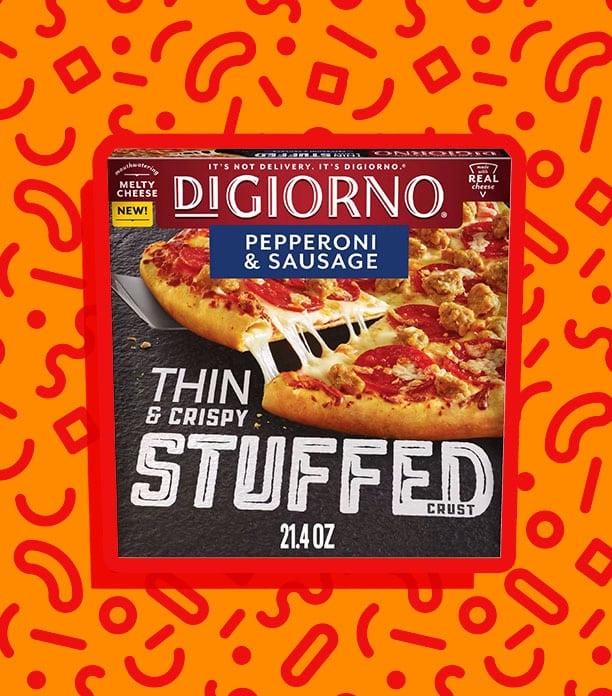 digiorno thin and crispy stuffed crust pizza review