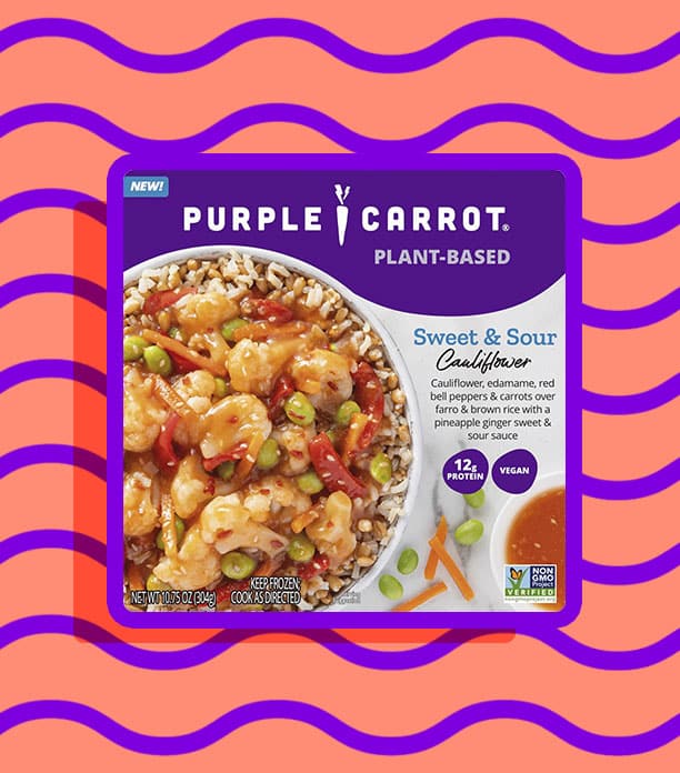 purple carrot sweet and sour cauliflower review