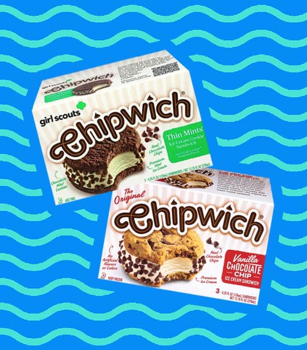 Chipwich Vanilla Chocolate Chip & Chipwich Thin Mints