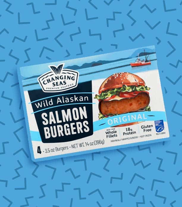Changing Seas Wild Alaska Salmon Burgers