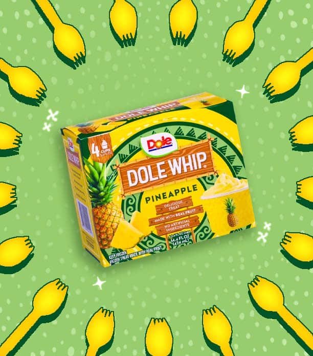 Pineapple Dole Whip Cups