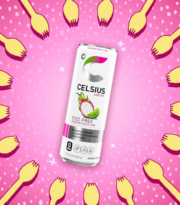 Celsius Dragon Fruit Lime Fizz-Free Energy
