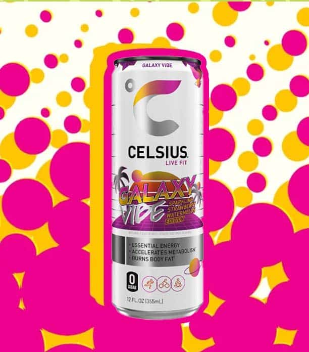 Celsius Sparkling Galaxy Vibe 