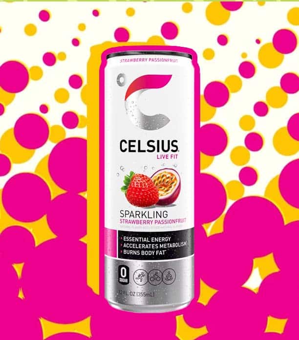 Celsius Sparkling Strawberry Passionfruit