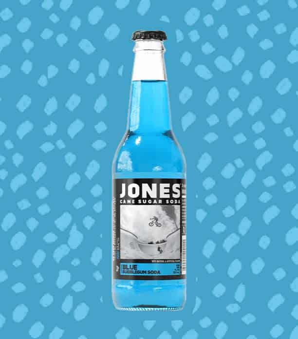 Jones Blue Bubblegum Soda