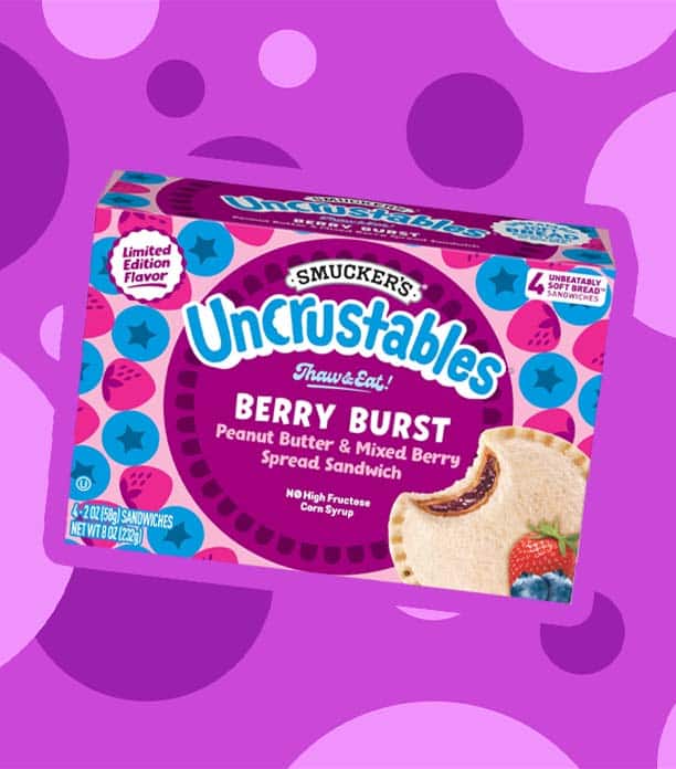 mixed berry uncrustables