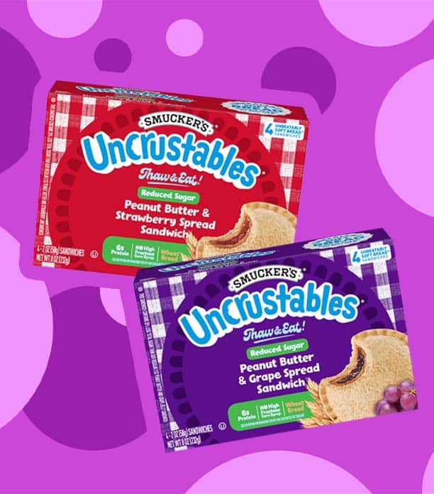 low sugar uncrustables flavors