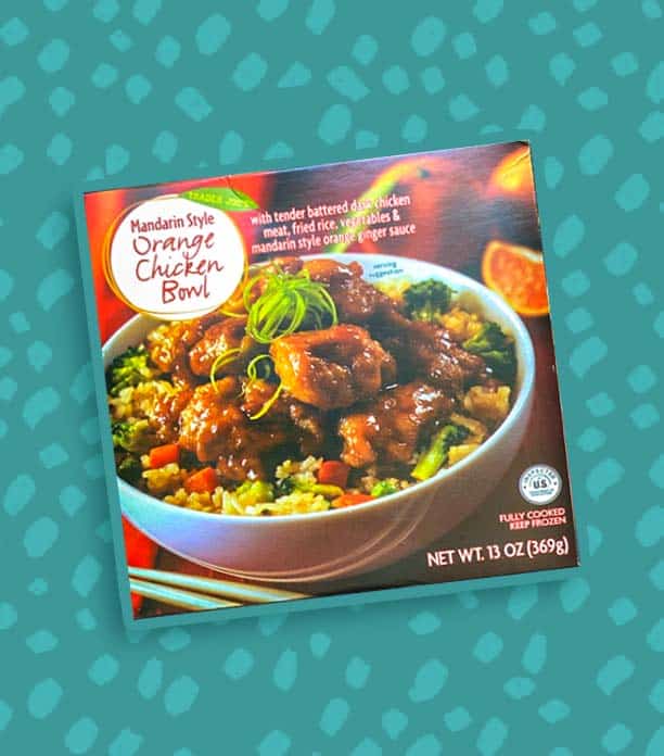 Trader Joe’s Mandarin Style Orange Chicken Bowl