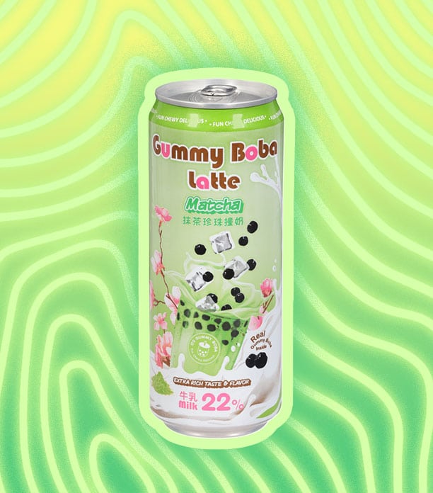 O’s Bubble Gummy Boba Latte Matcha