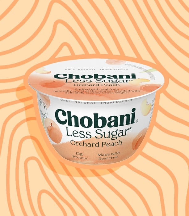 chobani less sugar peach review