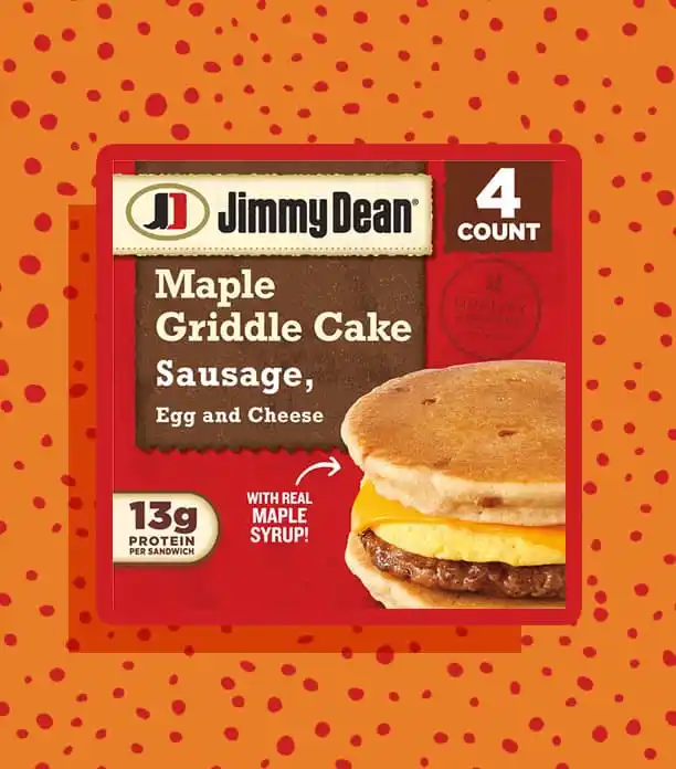 jimmy dean maple griddle cake sausage egg and cheese review