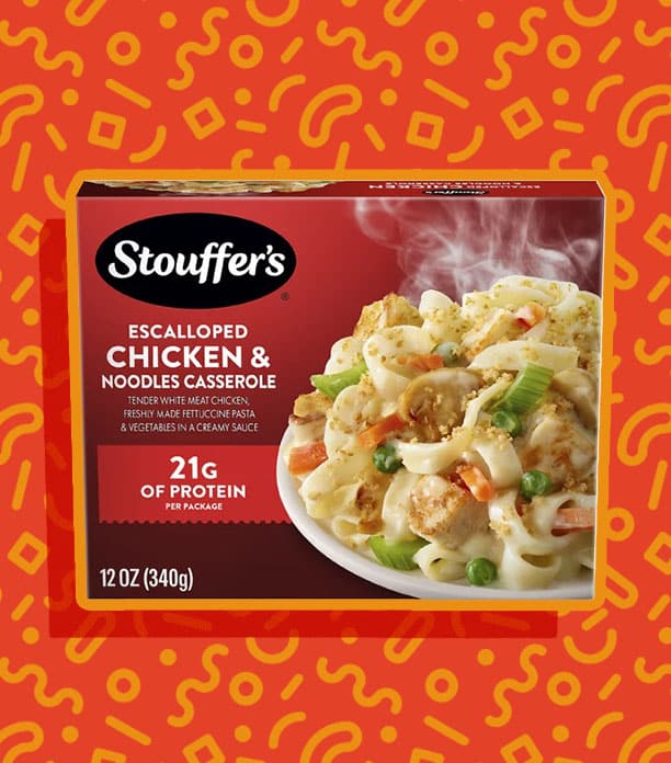 stouffers escalloped chicken and noodle casserole