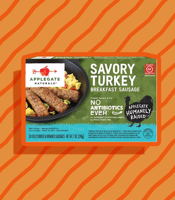 Applegate Savory Turkey Breakfast Sausage