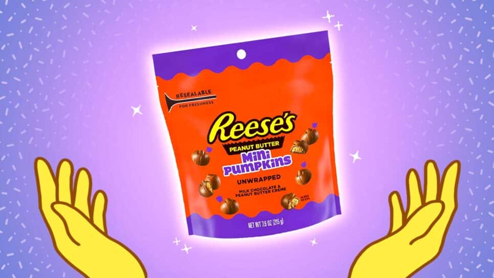 mini reese's pumpkins