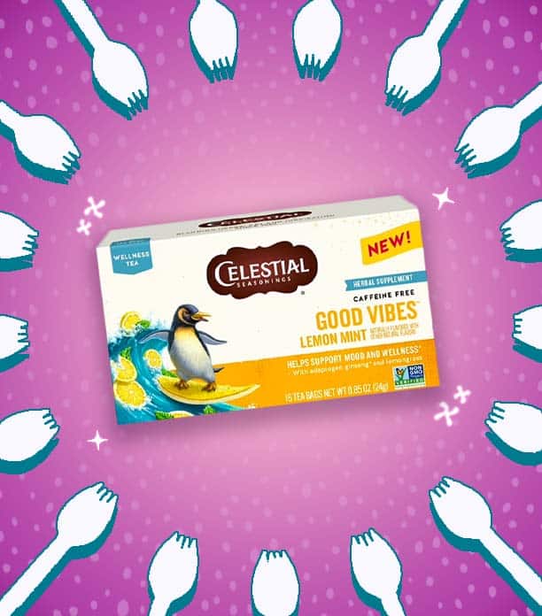 celestial seasonings wellness tea good vibes tea review