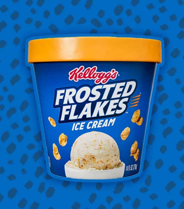 Kellogg’s Frosted Flakes Ice Cream