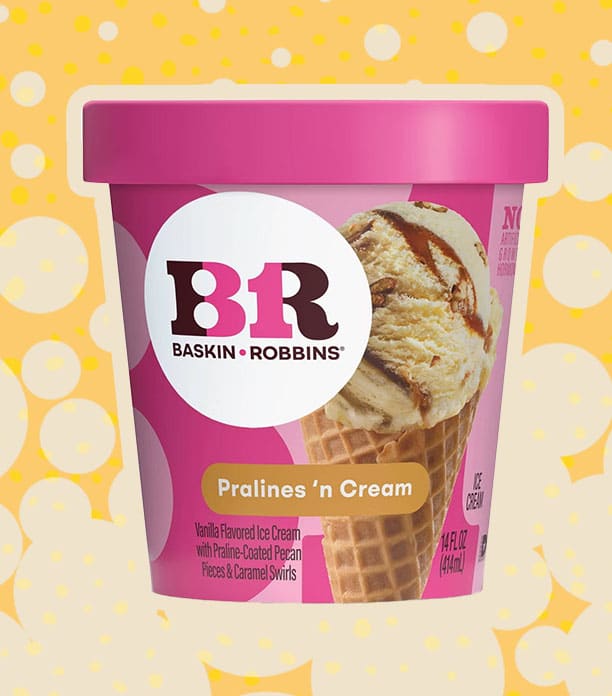 Baskin Robbins Pralines ‘n Cream