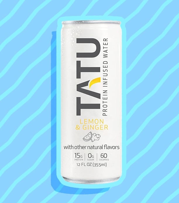 Tatu Protein Water Zesty Lemon Ginger (15g whey protein)